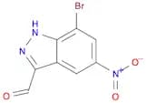 7-bromo-5-nitro-2H-indazole-3-carbaldehyde