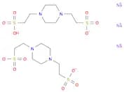 1,4-Piperazinediethanesulfonic acid, sodium salt (2:3)