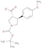 1-[(tert-Butyl)oxycarbonyl]-4-(4-methoxyphenyl)pyrrolidine-3-carboxylic acid
