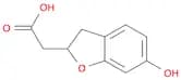 3-Benzofuranacetic acid, 2,3-dihydro-6-hydroxy-