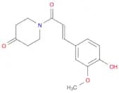 4-Piperidinone, 1-[(2E)-3-(4-hydroxy-3-methoxyphenyl)-1-oxo-2-propen-1-yl]-