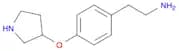 2-[4-(Pyrrolidin-3-yloxy)phenyl]ethylamine