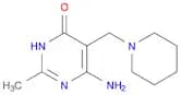 6-Amino-2-methyl-5-(piperidin-1-ylmethyl)pyrimidin-4(1H)-one