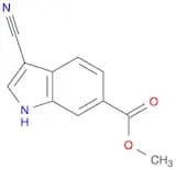 1H-Indole-6-carboxylic acid, 3-cyano-, methyl ester
