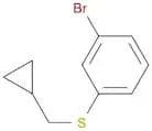 (3-bromophenyl)(cyclopropylmethyl)sulfane