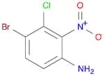 Benzenamine, 4-bromo-3-chloro-2-nitro-