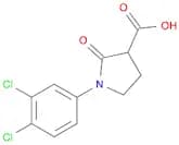 1-(3,4-Dichlorophenyl)-2-oxopyrrolidine-3-carboxylic acid