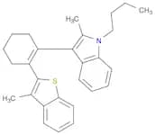 1H-Indole, 1-butyl-2-methyl-3-[2-(3-methylbenzo[b]thien-2-yl)-1-cyclohexen-1-yl]-