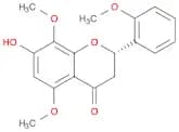 4H-1-Benzopyran-4-one, 2,3-dihydro-7-hydroxy-5,8-dimethoxy-2-(2-methoxyphenyl)-, (2S)-