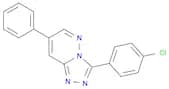 1,2,4-Triazolo[4,3-b]pyridazine,3-(4-chlorophenyl)-7-phenyl-