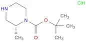 1-Piperazinecarboxylic acid, 2-methyl-, 1,1-dimethylethyl ester, hydrochloride (1:1), (2R)-