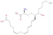 5,8,10,12-Eicosatetraenoic acid, 14-[[(2R)-2-amino-2-carboxyethyl]thio]-15-hydroxy-, (5Z,8Z,10E,12…