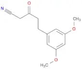 Benzenepentanenitrile, 3,5-dimethoxy-β-oxo-