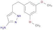 1H-Pyrazol-3-amine, 5-[2-(3,5-dimethoxyphenyl)ethyl]-