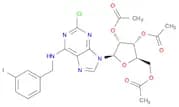 Adenosine, 2-chloro-N-[(3-iodophenyl)methyl]-, 2',3',5'-triacetate