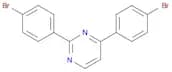 Pyrimidine, 2,4-bis(4-bromophenyl)-