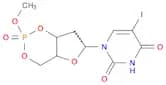 Uridine, 2'-deoxy-5-iodo-, cyclic 3',5'-(methyl phosphate) (9CI)
