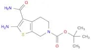 Thieno[2,3-c]pyridine-6(5H)-carboxylic acid, 2-amino-3-(aminocarbonyl)-4,7-dihydro-, 1,1-dimethyle…