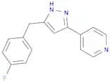 4-(5-(4-Fluorobenzyl)-1H-pyrazol-3-yl)pyridine