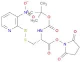 L-Alanine, N-[(1,1-dimethylethoxy)carbonyl]-3-[(3-nitro-2-pyridinyl)dithio]-, 2,5-dioxo-1-pyrrolid…