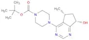 tert-butyl 4-((5R,7S)-7-hydroxy-5-Methyl-6,7-dihydro-5H-cyclopenta[d]pyriMidin-4-yl)piperazine-1-c…