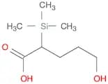 Pentanoic acid, 5-hydroxy-2-(trimethylsilyl)-