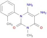 2,4(1H,3H)-Pyrimidinedione, 5,6-diamino-3-methyl-1-(2-methylphenyl)-