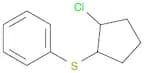 Benzene, [(2-chlorocyclopentyl)thio]-