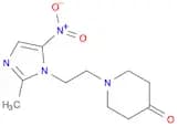 4-Piperidinone, 1-[2-(2-methyl-5-nitro-1H-imidazol-1-yl)ethyl]-