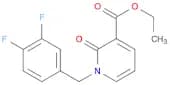 Ethyl 1-(3,4-difluorobenzyl)-2-oxo-1,2-dihydropyridine-3-carboxylate