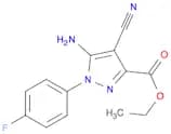 Ethyl 5-amino-4-cyano-1-(4-fluorophenyl)pyrazole-3-carboxylate