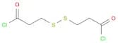 Propanoyl chloride, 3,3'-dithiobis-