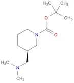 1-Piperidinecarboxylic acid, 3-[(dimethylamino)methyl]-, 1,1-dimethylethyl ester, (3R)-