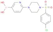 (6-(4-((4-Chlorophenyl)sulfonyl)piperazin-1-yl)pyridin-3-yl)boronic acid