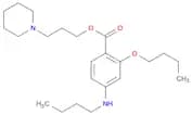 Benzoic acid, 2-butoxy-4-(butylamino)-, 3-(1-piperidinyl)propyl ester