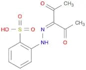 Benzenesulfonic acid, 2-[2-(1-acetyl-2-oxopropylidene)hydrazinyl]-
