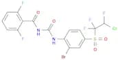 Benzamide, N-[[[2-bromo-4-[(2-chloro-1,1,2-trifluoroethyl)sulfonyl]phenyl]amino]carbonyl]-2,6-difl…