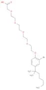 3,6,9,12-Tetraoxatetradecanoic acid, 14-[bromo-4-(1,1-dimethylhexyl)phenoxy]- (9CI)