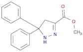1H-Pyrazole-3-carboxylicacid, 4,5-dihydro-5,5-diphenyl-, methyl ester