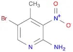 2-Pyridinamine, 5-bromo-4-methyl-3-nitro-