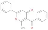 4H-Pyran-4-one, 3-benzoyl-2-methyl-6-phenyl-