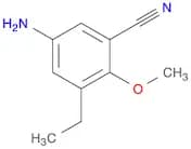 5-Amino-3-ethyl-2-methoxybenzonitrile