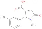 1-Methyl-5-oxo-2-(m-tolyl)pyrrolidine-3-carboxylic acid