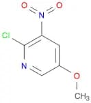 Pyridine, 2-chloro-5-methoxy-3-nitro-