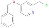 Pyridine, 2-(chloromethyl)-4-(phenylmethoxy)-