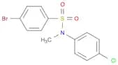 Benzenesulfonamide, 4-bromo-N-(4-chlorophenyl)-N-methyl-