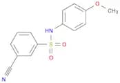 3-Cyano-N-(4-methoxyphenyl)benzenesulfonamide
