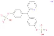 Phenol, 4,4'-(2-pyridinylmethylene)bis-, 1,1'-bis(hydrogen sulfate), sodium salt (1:2)