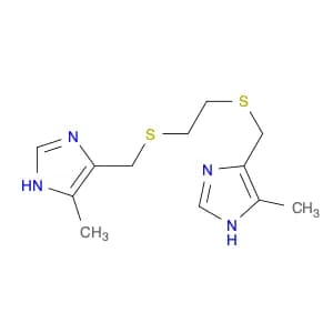 1H-Imidazole, 4,4'-[1,2-ethanediylbis(thiomethylene)]bis[5-methyl- (9CI)