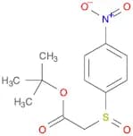 Acetic acid, [(4-nitrophenyl)sulfinyl]-, 1,1-dimethylethyl ester
